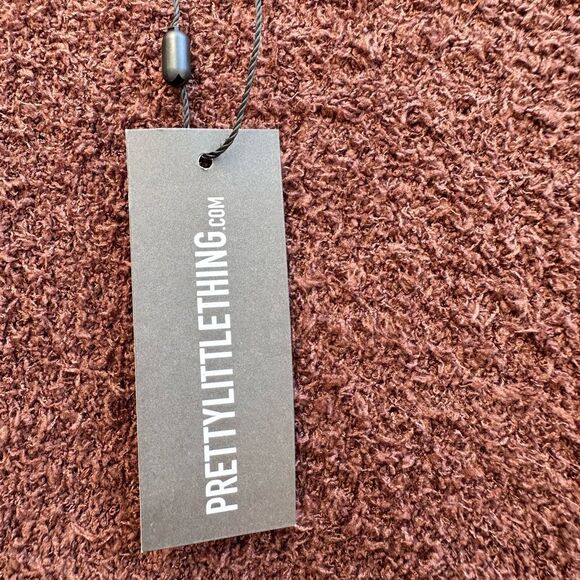 PRETTYLITTLETHING Coffee Cosy Long Sleeve Pyjama Top M NWT - Picture 12 of 13